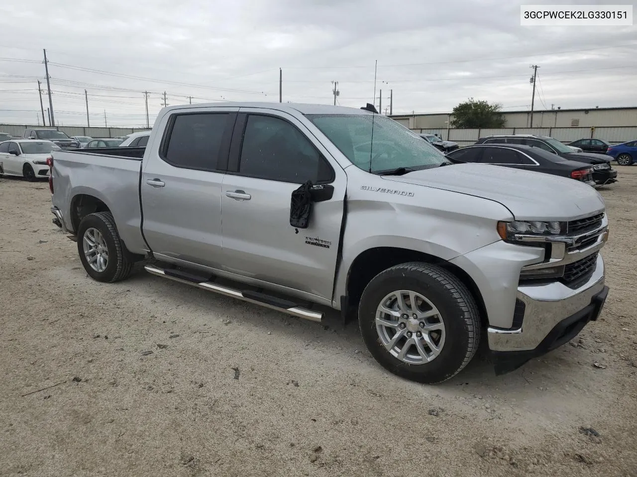 2020 Chevrolet Silverado C1500 Lt VIN: 3GCPWCEK2LG330151 Lot: 79694524