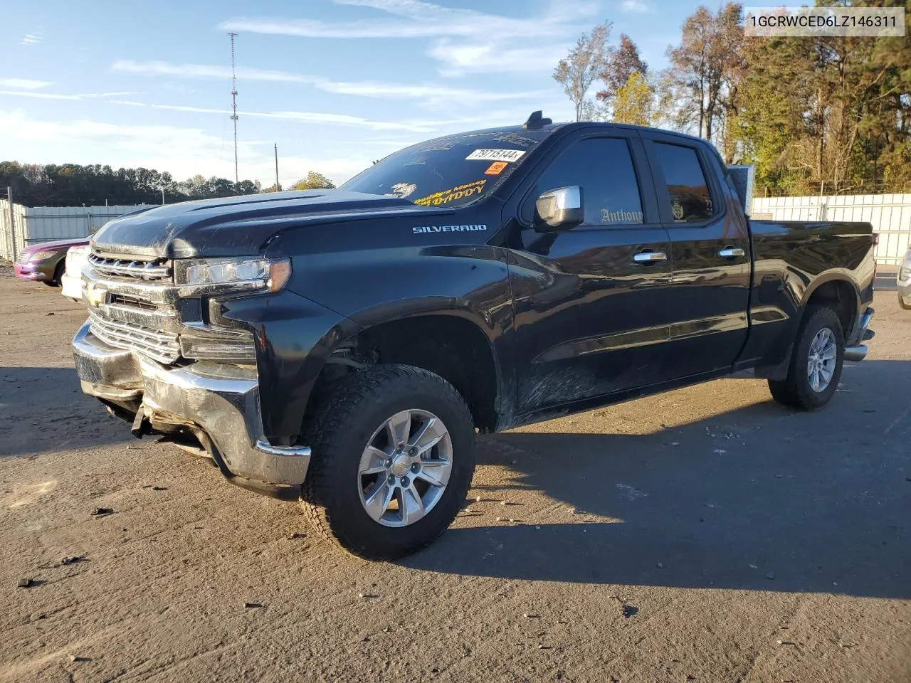 2020 Chevrolet Silverado C1500 Lt VIN: 1GCRWCED6LZ146311 Lot: 79715144