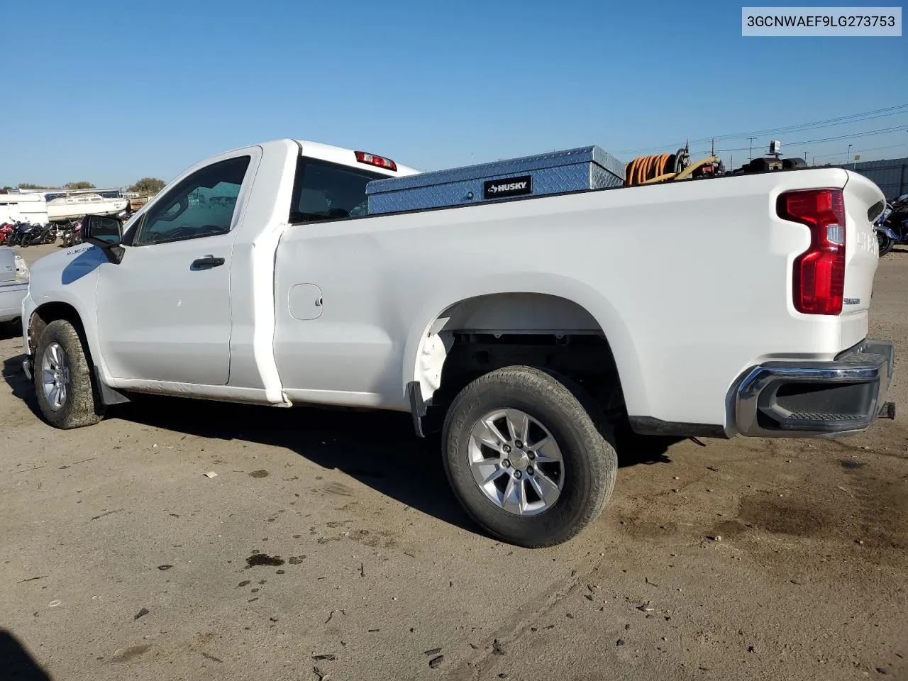 2020 Chevrolet Silverado C1500 VIN: 3GCNWAEF9LG273753 Lot: 79851634