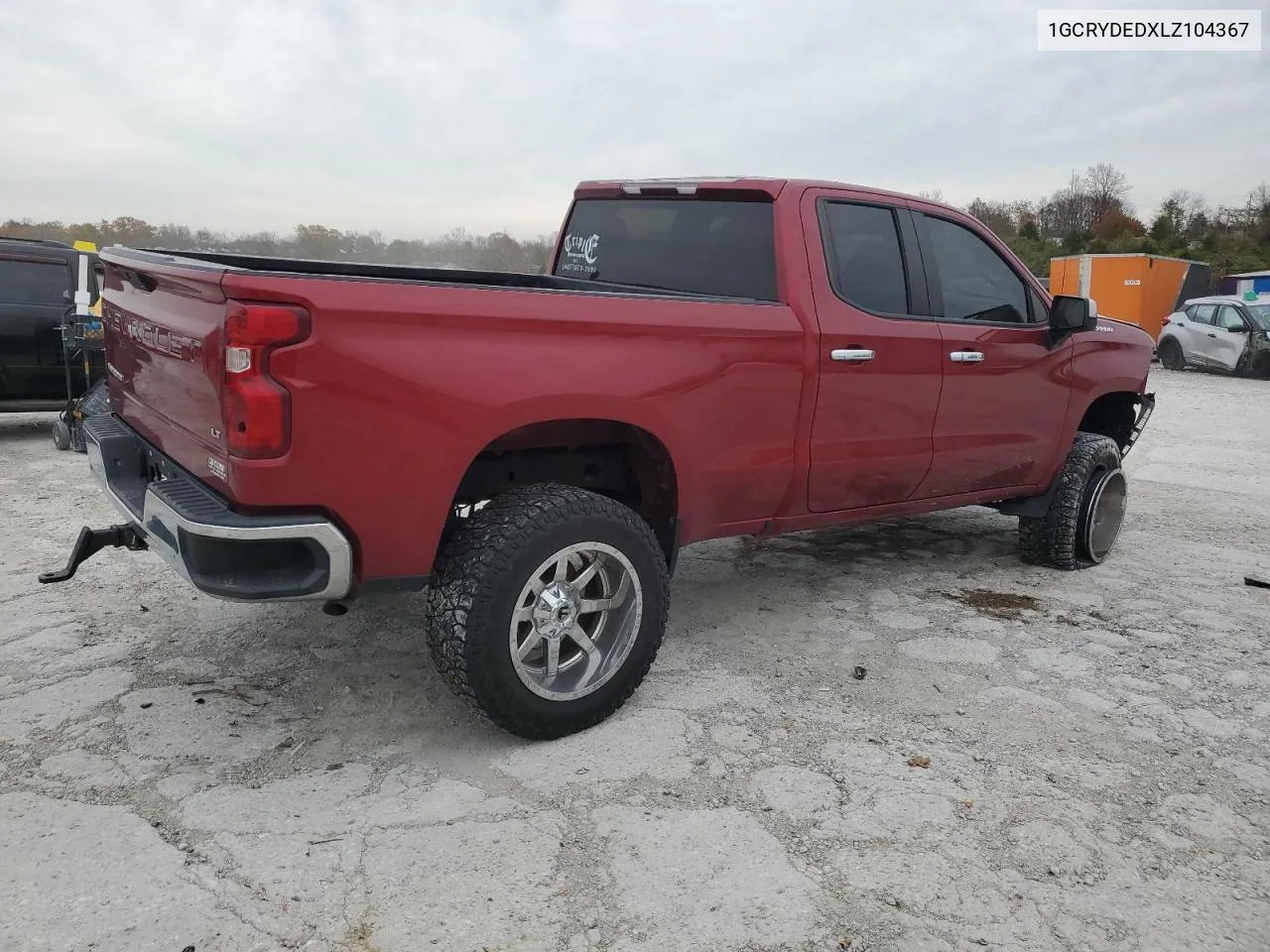 2020 Chevrolet Silverado K1500 Lt VIN: 1GCRYDEDXLZ104367 Lot: 80268534