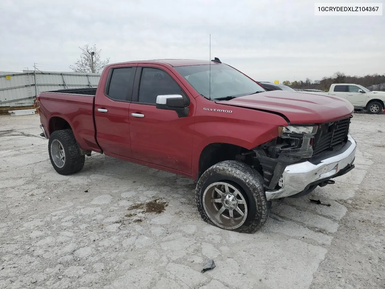 2020 Chevrolet Silverado K1500 Lt VIN: 1GCRYDEDXLZ104367 Lot: 80268534