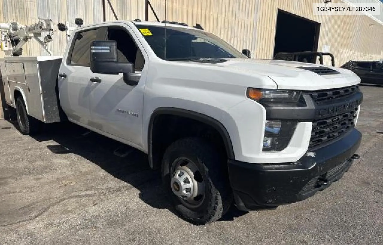 2020 Chevrolet Silverado K3500 VIN: 1GB4YSEY7LF287346 Lot: 81307284