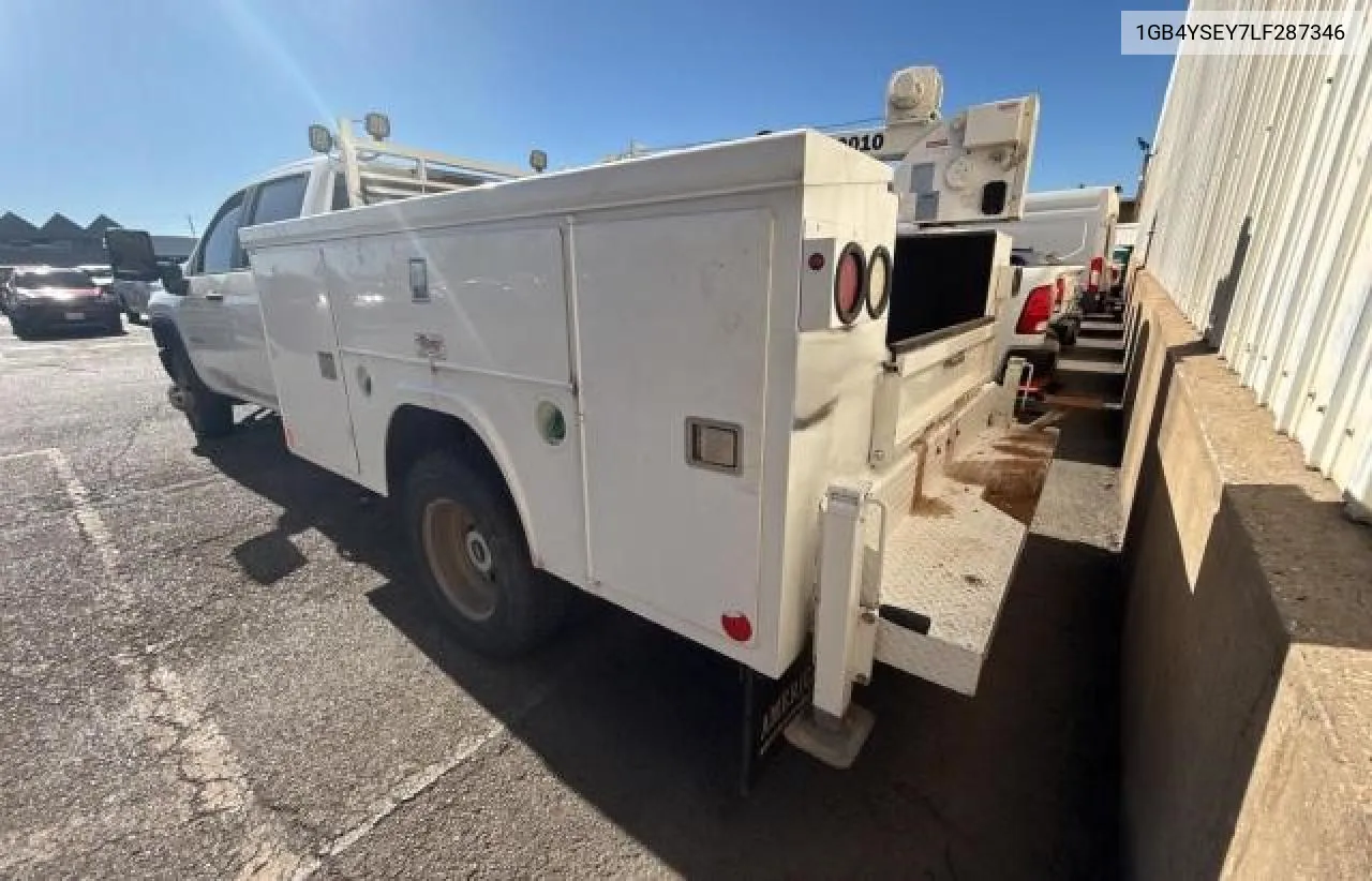 2020 Chevrolet Silverado K3500 VIN: 1GB4YSEY7LF287346 Lot: 81307284