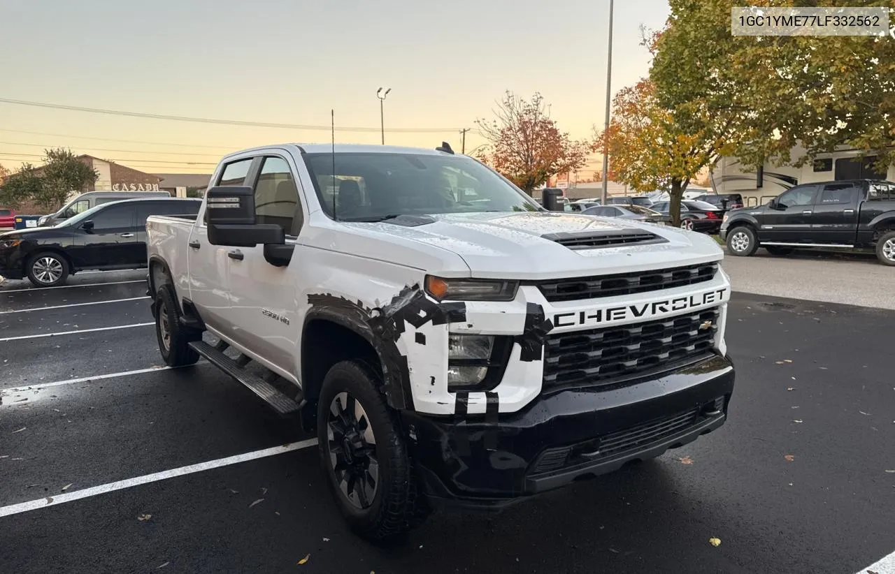 2020 Chevrolet Silverado K2500 Custom VIN: 1GC1YME77LF332562 Lot: 81640244