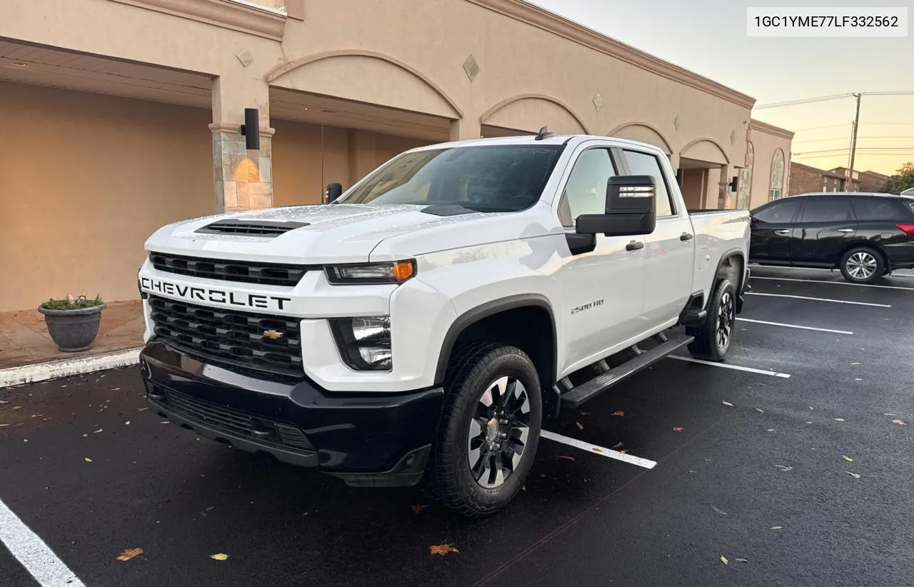 2020 Chevrolet Silverado K2500 Custom VIN: 1GC1YME77LF332562 Lot: 81640244