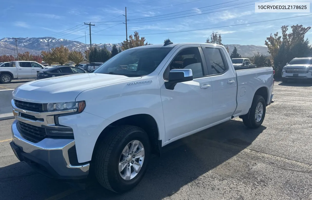 2020 Chevrolet Silverado K1500 Lt VIN: 1GCRYDED2LZ178625 Lot: 82050604