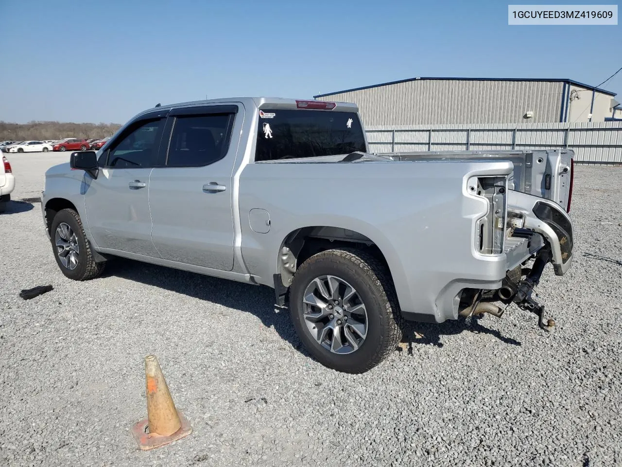 2021 Chevrolet Silverado K1500 Rst VIN: 1GCUYEED3MZ419609 Lot: 46643954