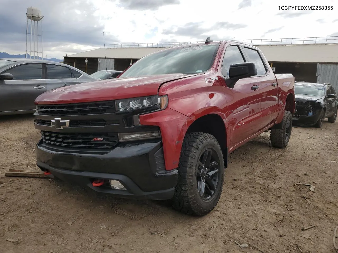 2021 Chevrolet Silverado K1500 Lt Trail Boss VIN: 1GCPYFEDXMZ258355 Lot: 49635004