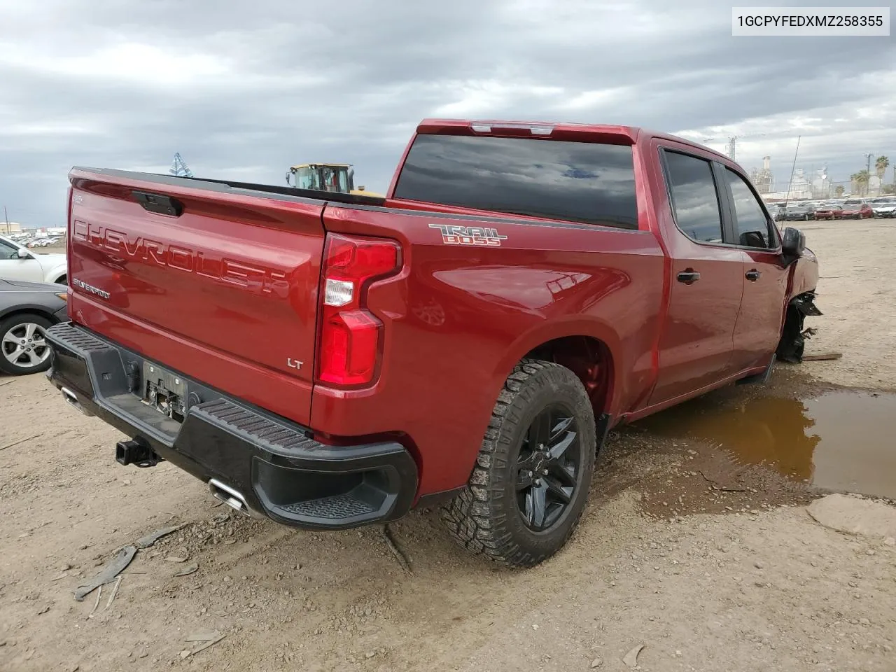 2021 Chevrolet Silverado K1500 Lt Trail Boss VIN: 1GCPYFEDXMZ258355 Lot: 49635004