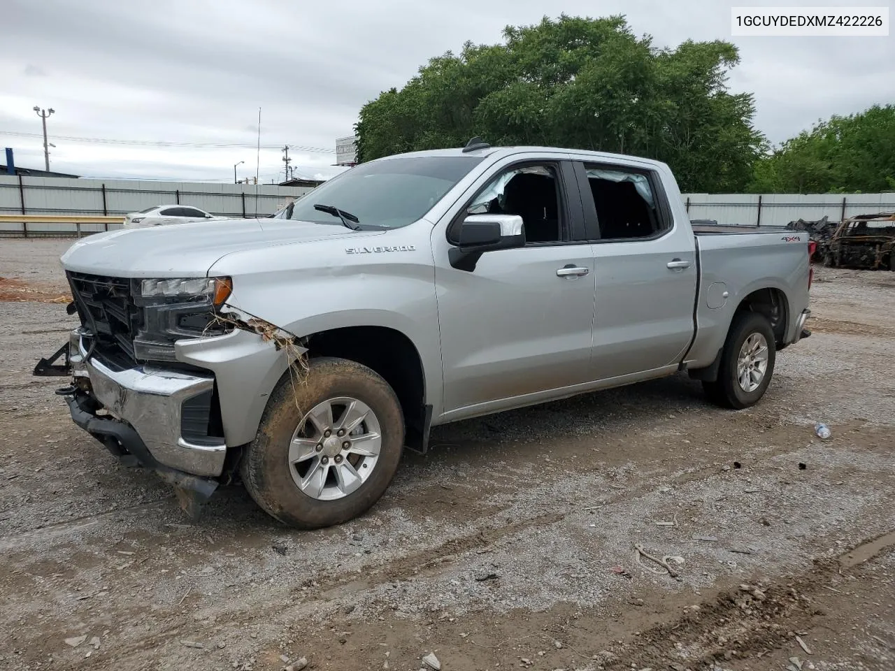 2021 Chevrolet Silverado K1500 Lt VIN: 1GCUYDEDXMZ422226 Lot: 53051614