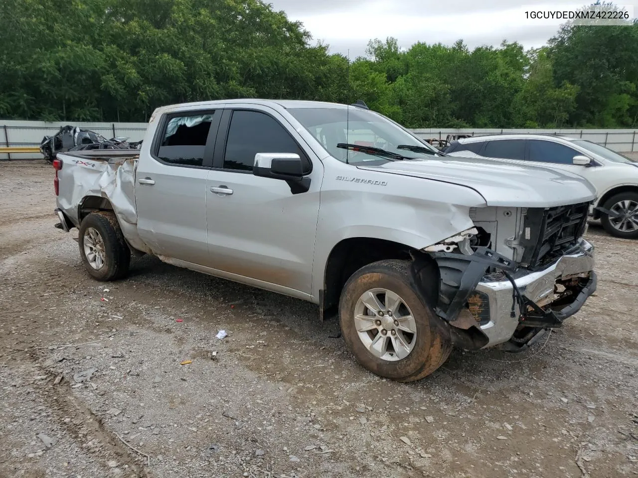 2021 Chevrolet Silverado K1500 Lt VIN: 1GCUYDEDXMZ422226 Lot: 53051614