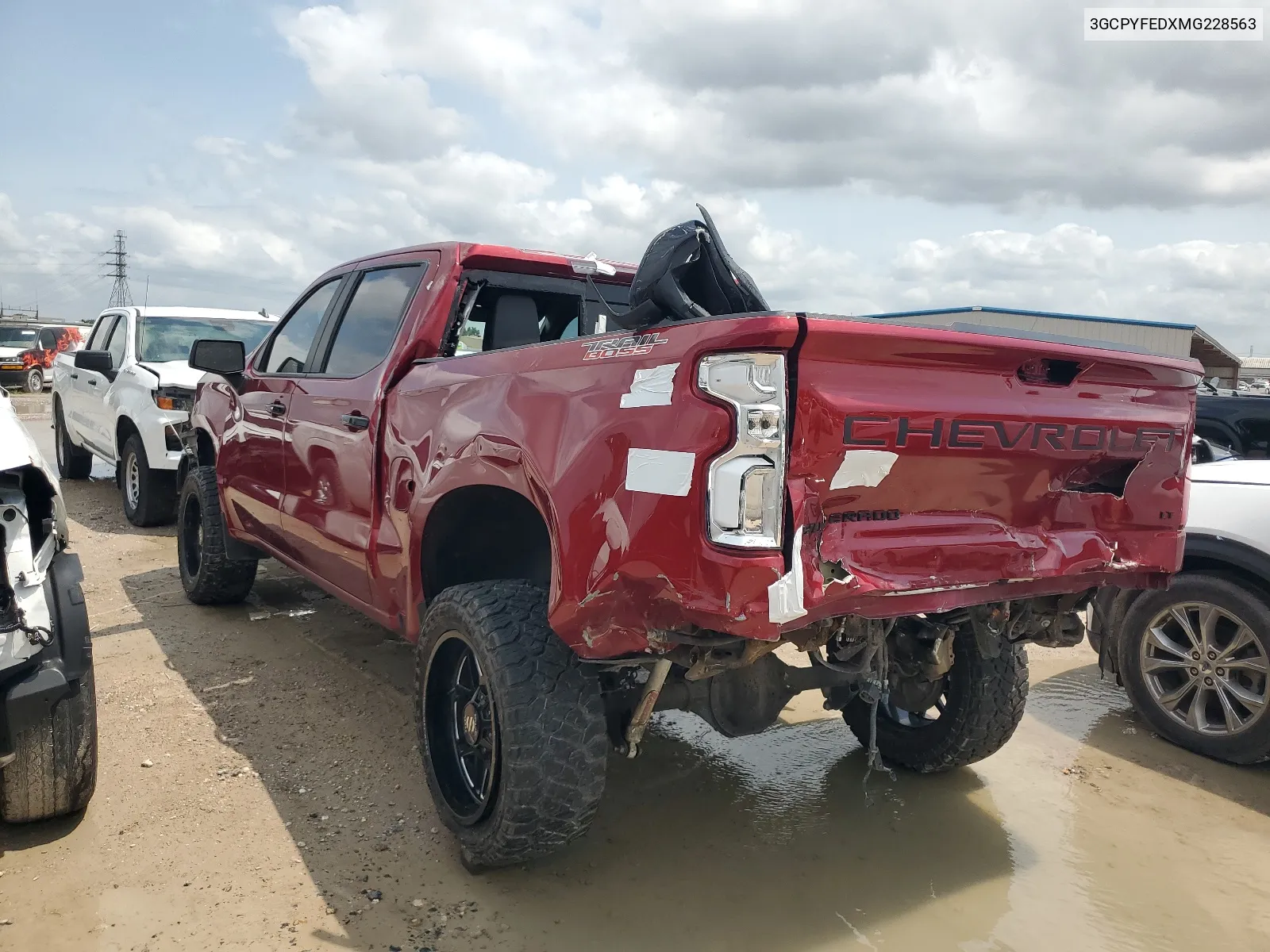 2021 Chevrolet Silverado K1500 Lt Trail Boss VIN: 3GCPYFEDXMG228563 Lot: 53794974