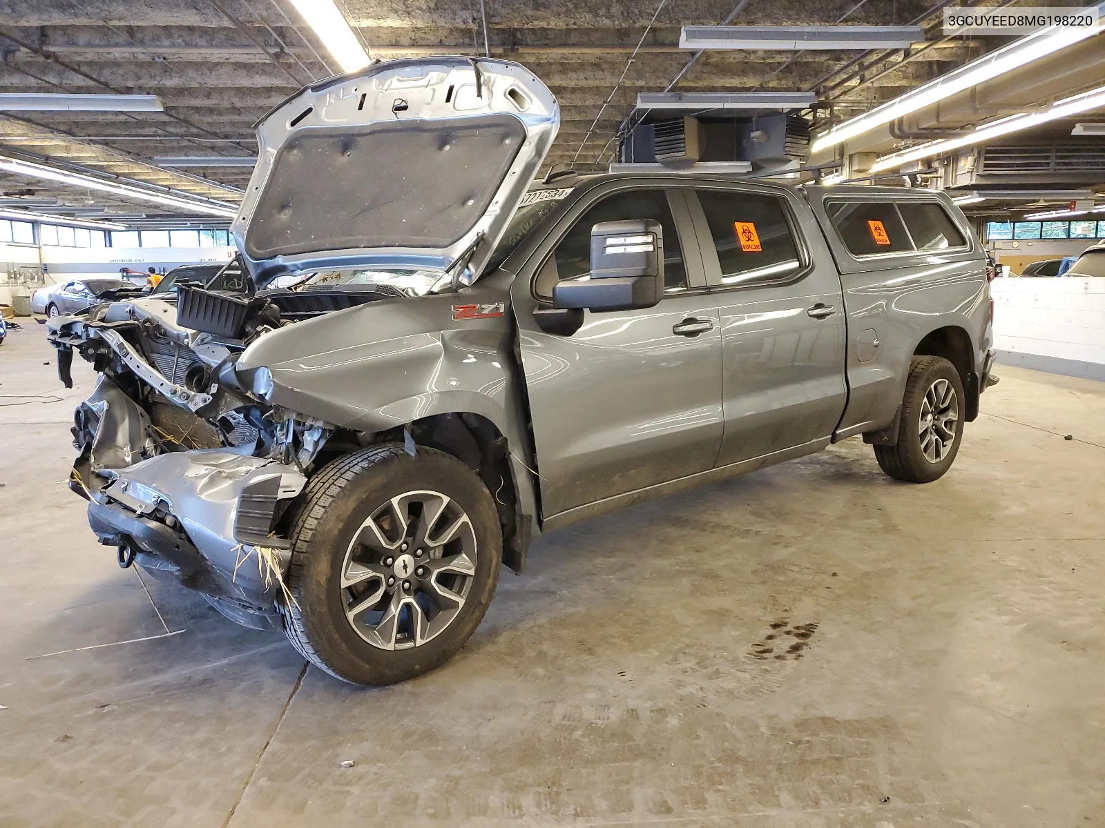 2021 Chevrolet Silverado K1500 Rst VIN: 3GCUYEED8MG198220 Lot: 57272834