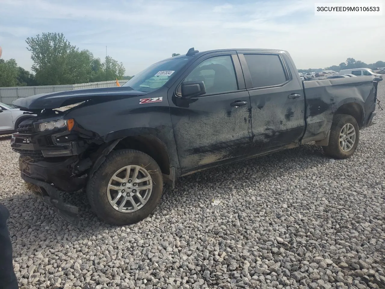 2021 Chevrolet Silverado K1500 Rst VIN: 3GCUYEED9MG106533 Lot: 61867834