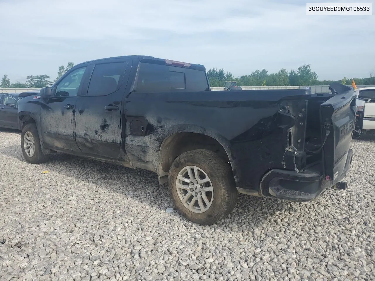 2021 Chevrolet Silverado K1500 Rst VIN: 3GCUYEED9MG106533 Lot: 61867834