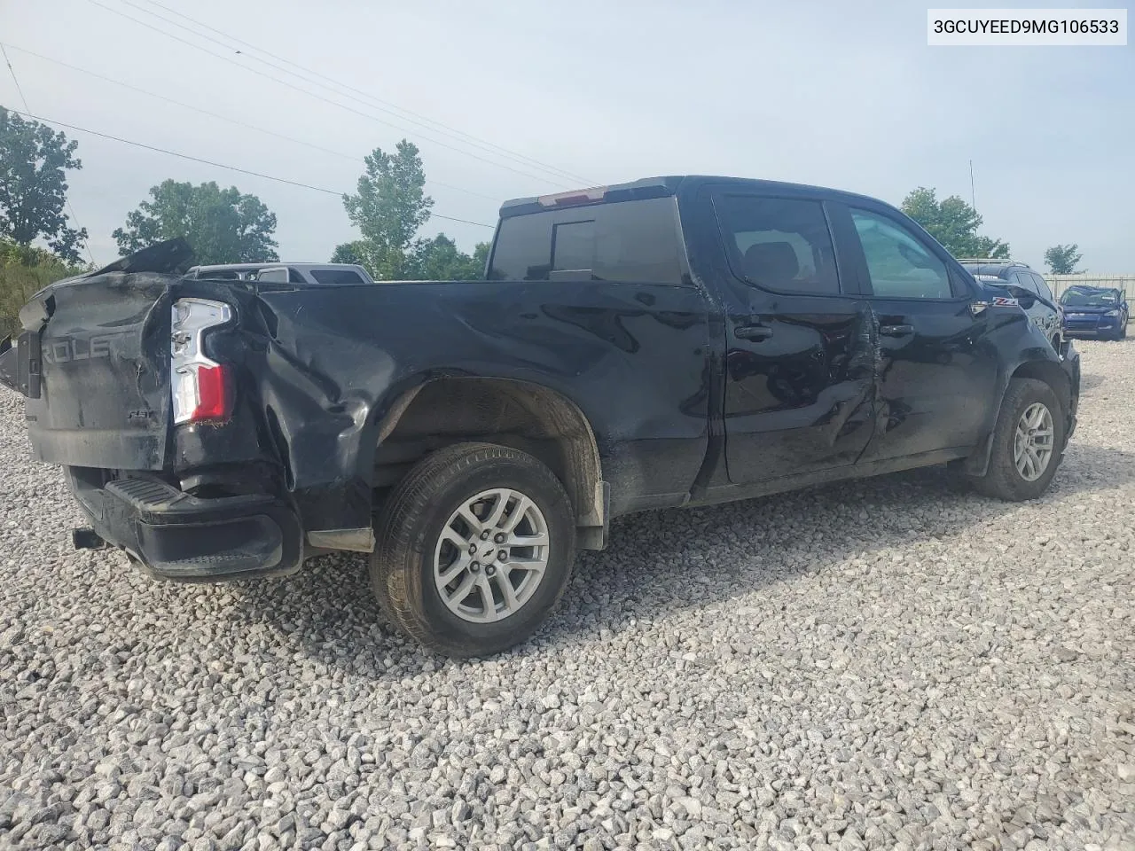 2021 Chevrolet Silverado K1500 Rst VIN: 3GCUYEED9MG106533 Lot: 61867834