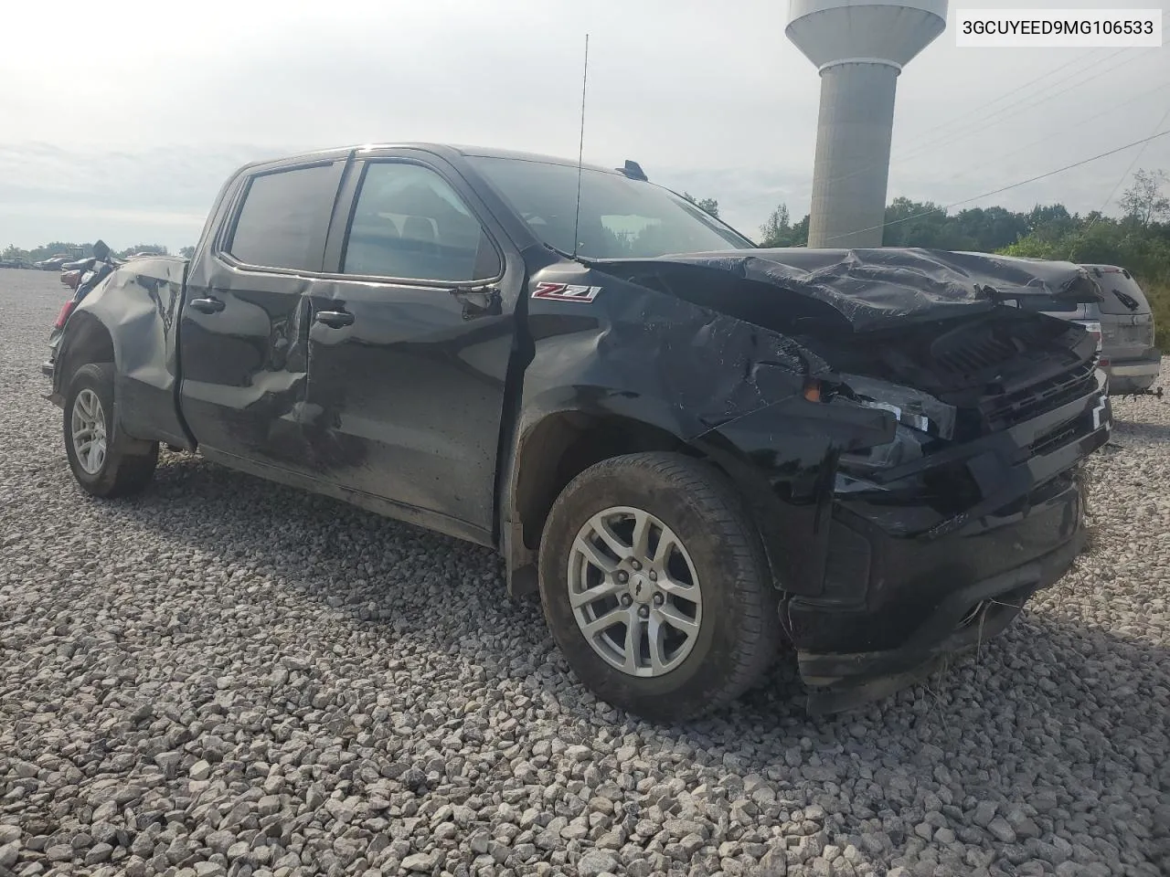 2021 Chevrolet Silverado K1500 Rst VIN: 3GCUYEED9MG106533 Lot: 61867834