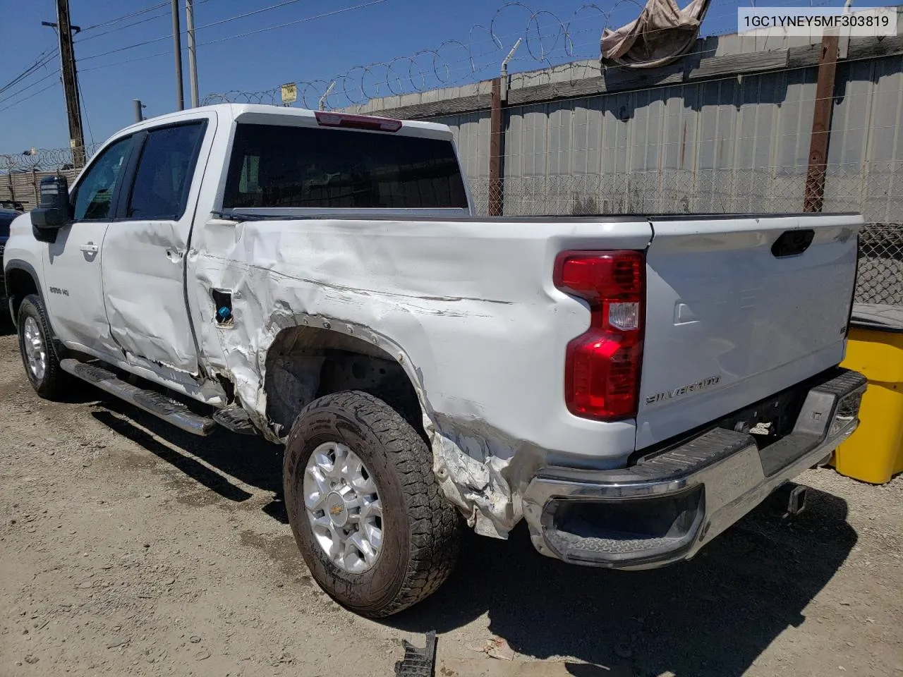 2021 Chevrolet Silverado K2500 Heavy Duty Lt VIN: 1GC1YNEY5MF303819 Lot: 61909634