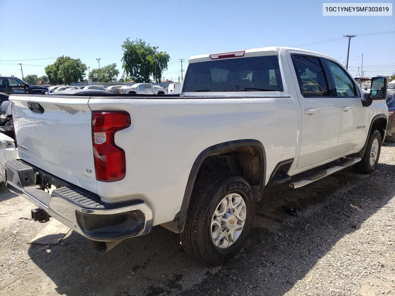 2021 Chevrolet Silverado K2500 Heavy Duty Lt VIN: 1GC1YNEY5MF303819 Lot: 61909634