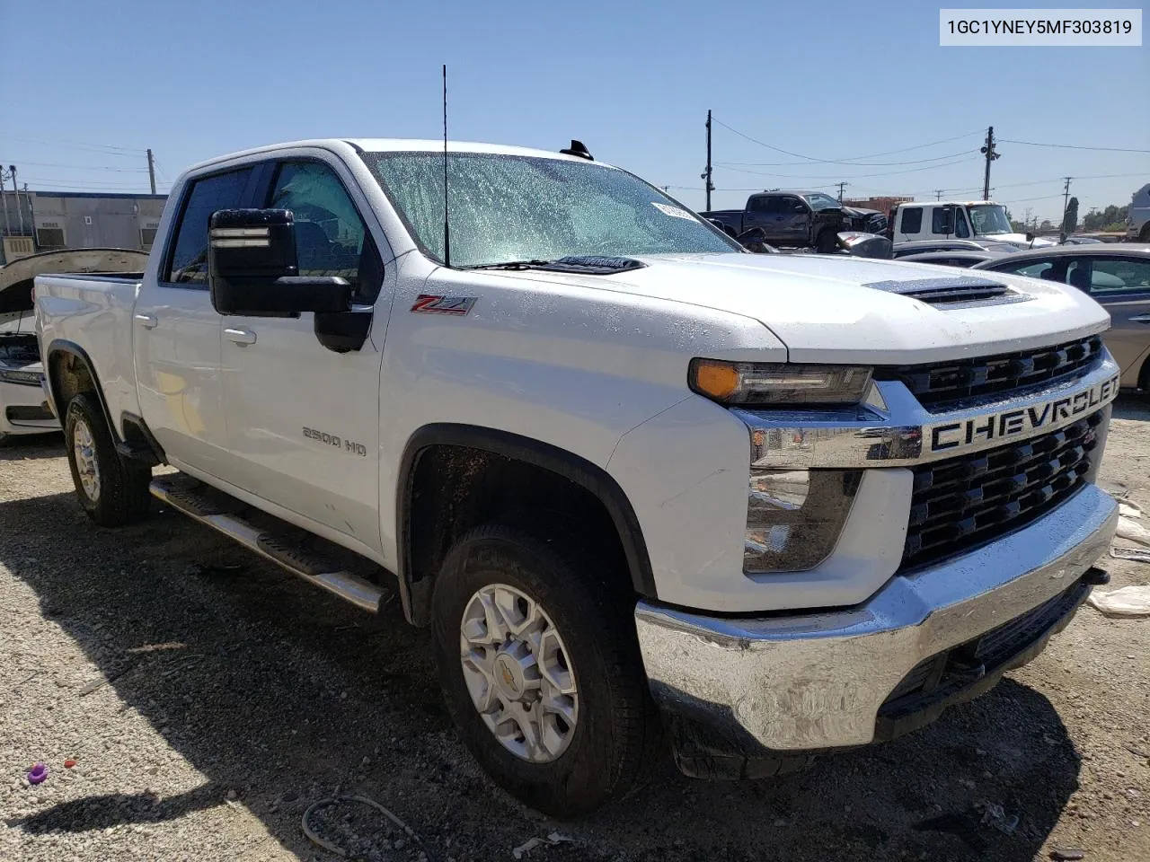 2021 Chevrolet Silverado K2500 Heavy Duty Lt VIN: 1GC1YNEY5MF303819 Lot: 61909634