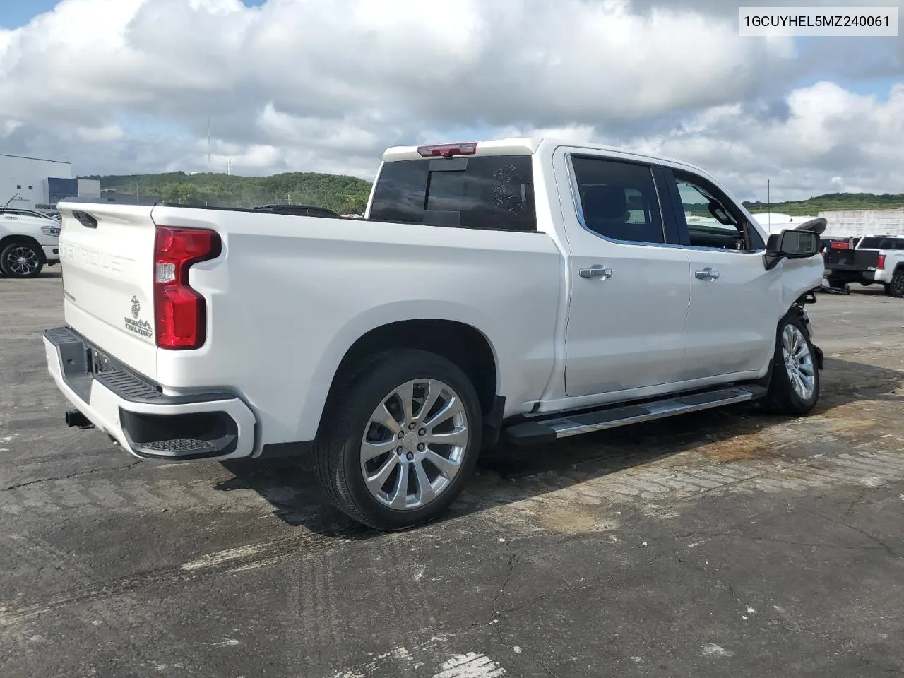 2021 Chevrolet Silverado K1500 High Country VIN: 1GCUYHEL5MZ240061 Lot: 62362954