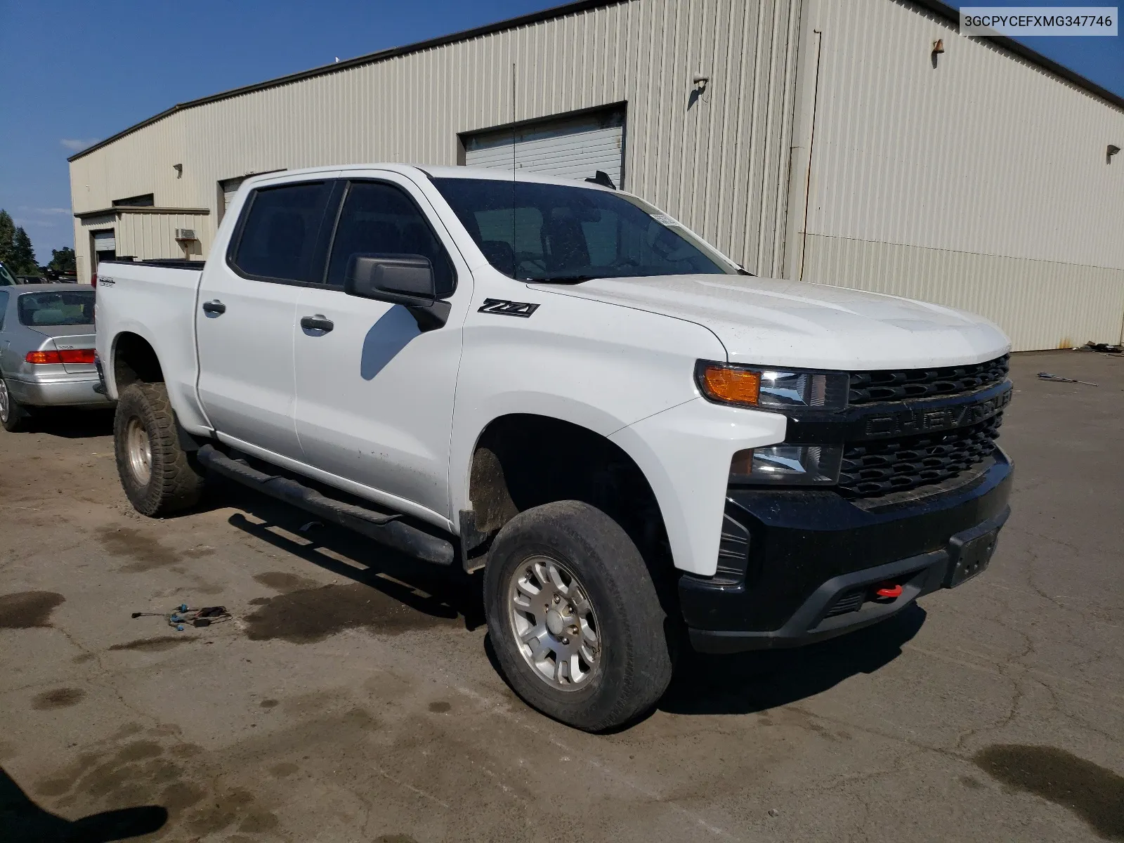 2021 Chevrolet Silverado K1500 Trail Boss Custom VIN: 3GCPYCEFXMG347746 Lot: 63075294