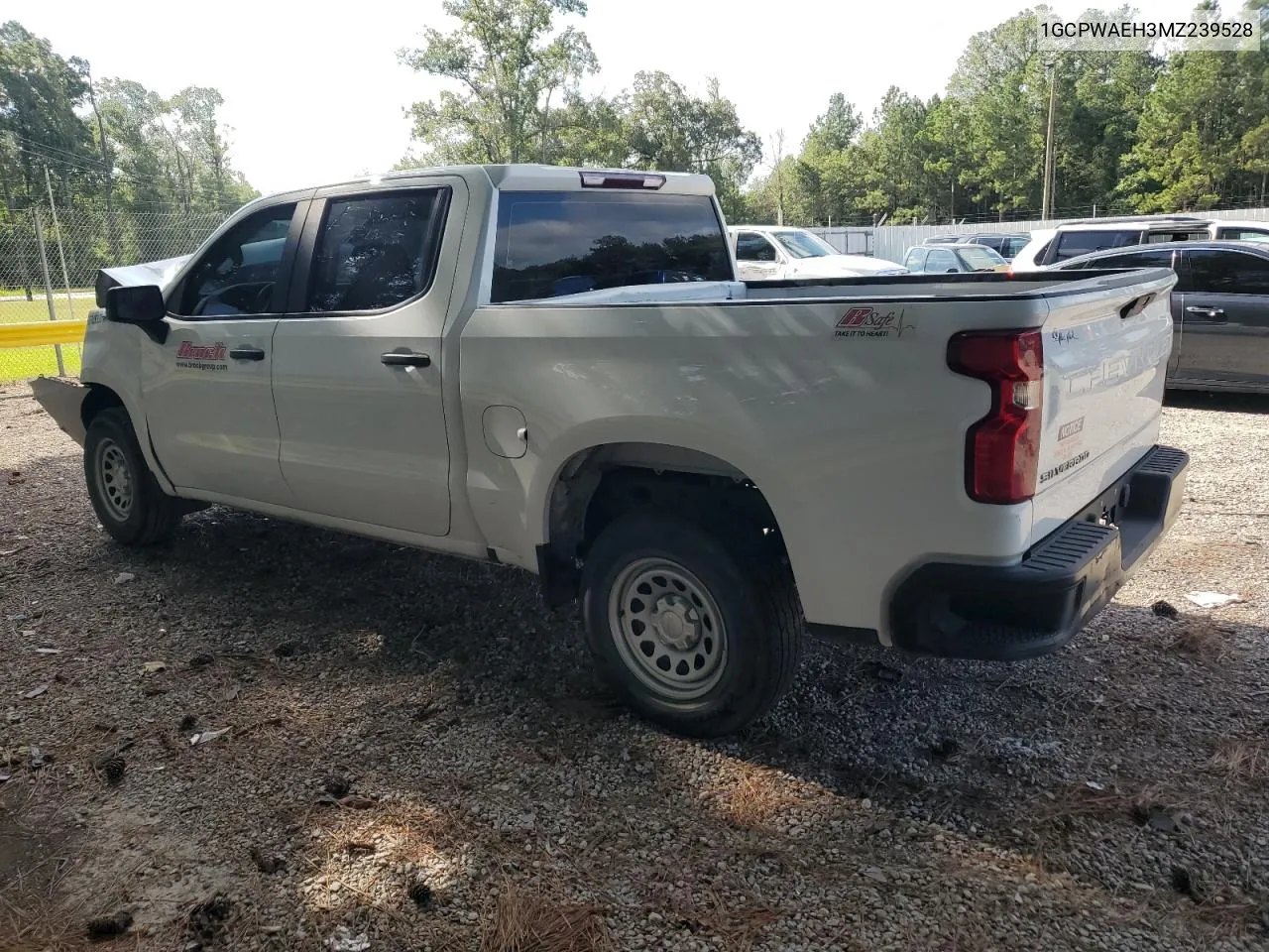 2021 Chevrolet Silverado C1500 VIN: 1GCPWAEH3MZ239528 Lot: 63134924