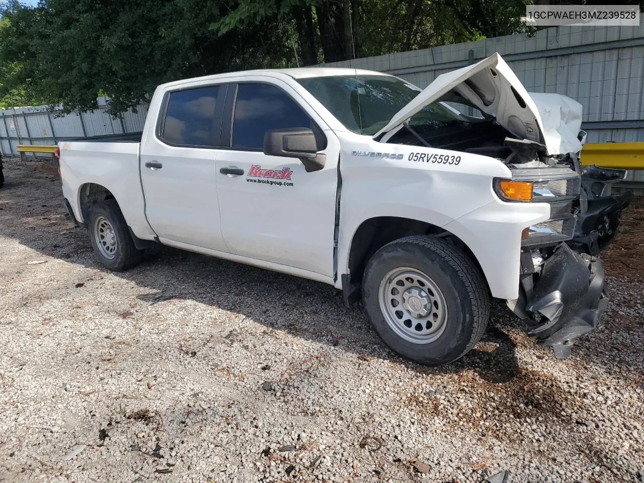 2021 Chevrolet Silverado C1500 VIN: 1GCPWAEH3MZ239528 Lot: 63134924