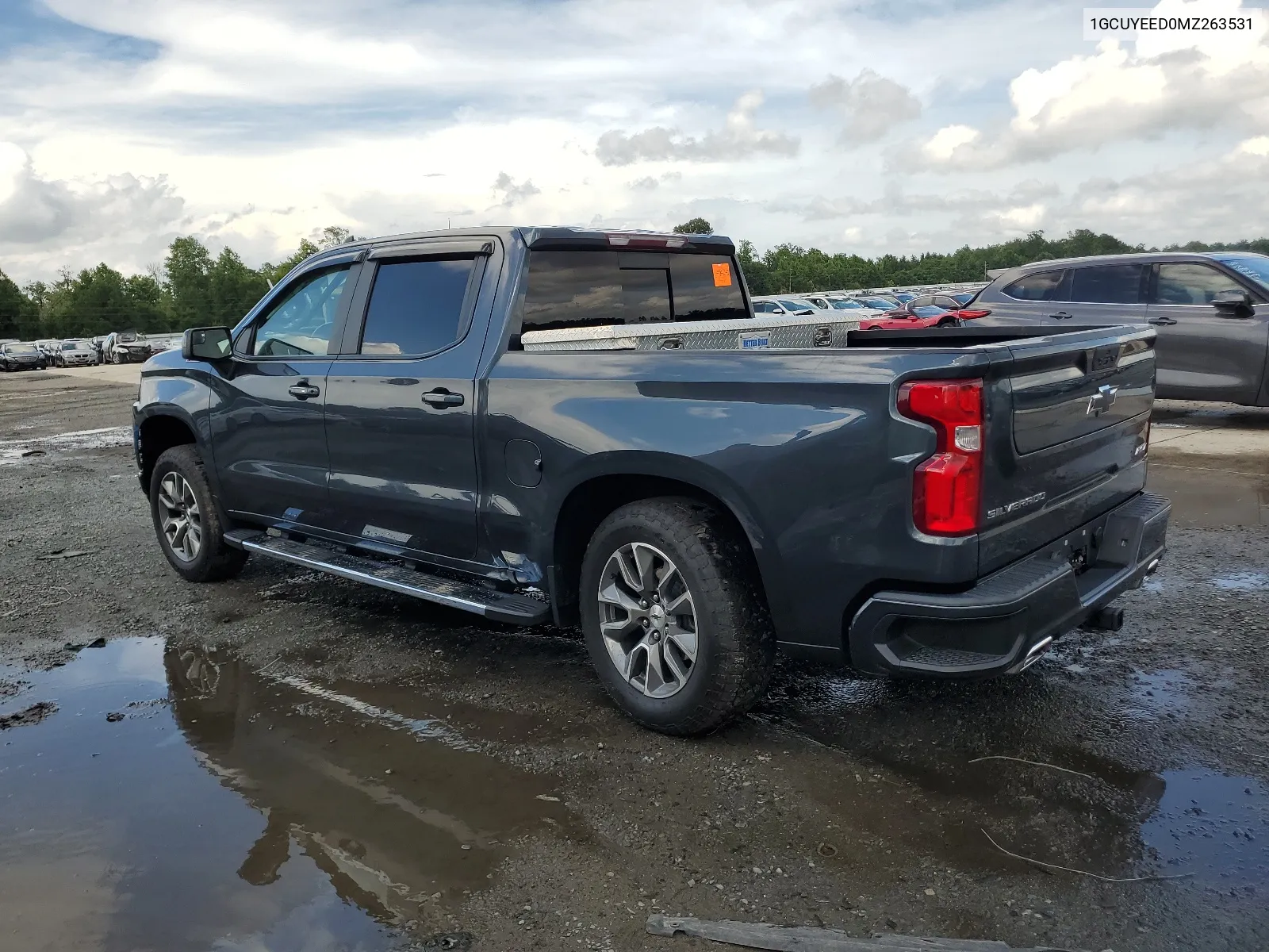 2021 Chevrolet Silverado K1500 Rst VIN: 1GCUYEED0MZ263531 Lot: 64063564