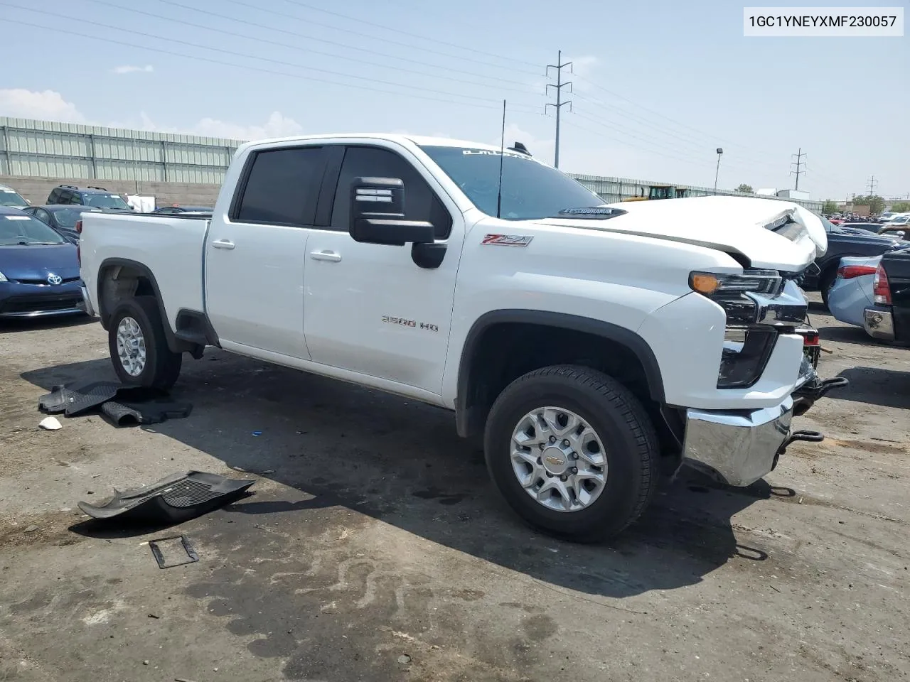 2021 Chevrolet Silverado K2500 Heavy Duty Lt VIN: 1GC1YNEYXMF230057 Lot: 64096004