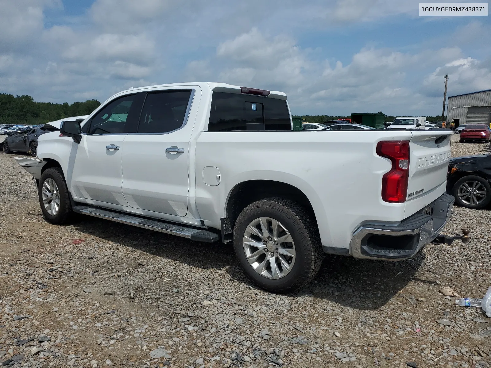 2021 Chevrolet Silverado K1500 Ltz VIN: 1GCUYGED9MZ438371 Lot: 64782434