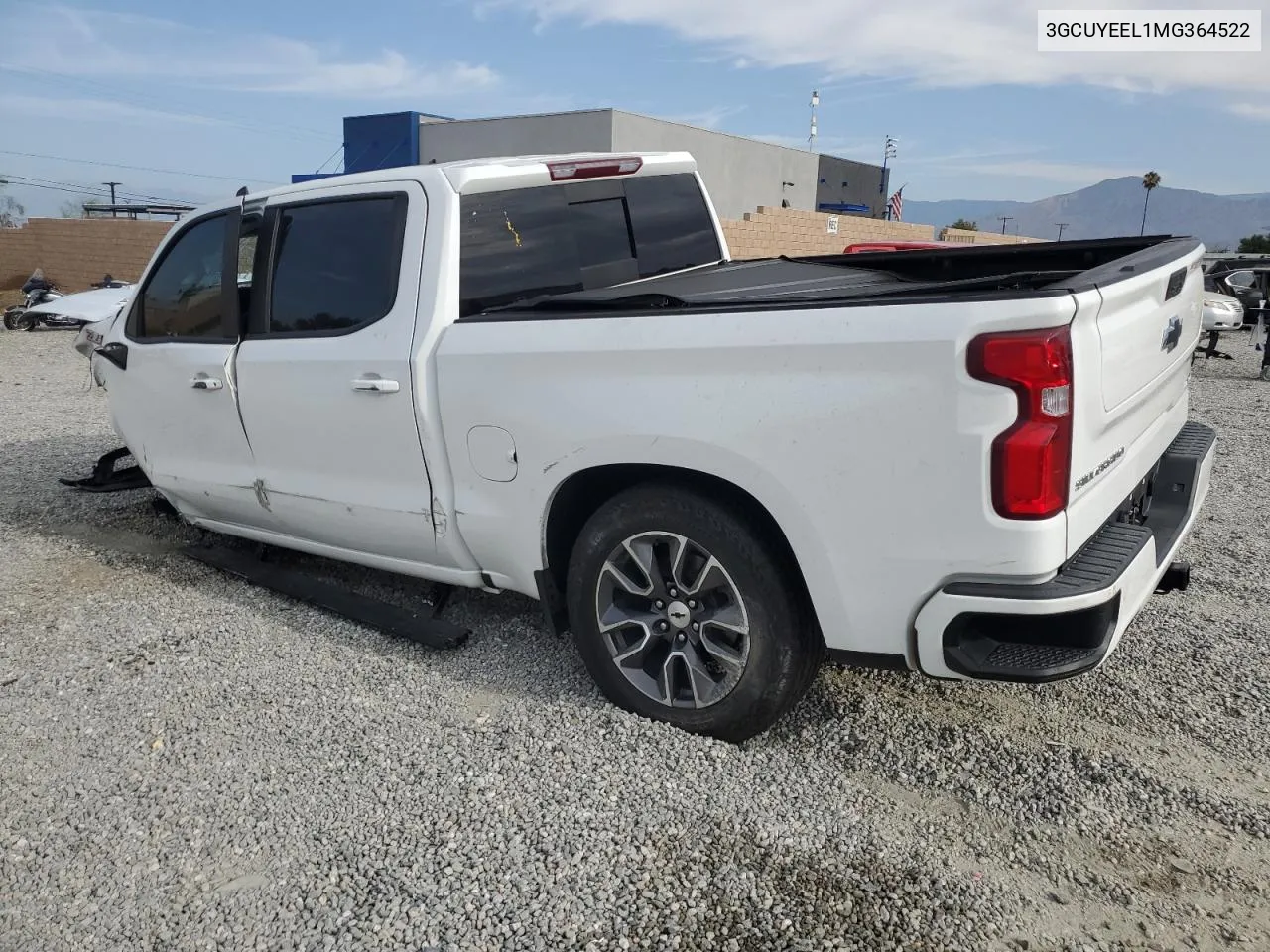 2021 Chevrolet Silverado K1500 Rst VIN: 3GCUYEEL1MG364522 Lot: 65653904