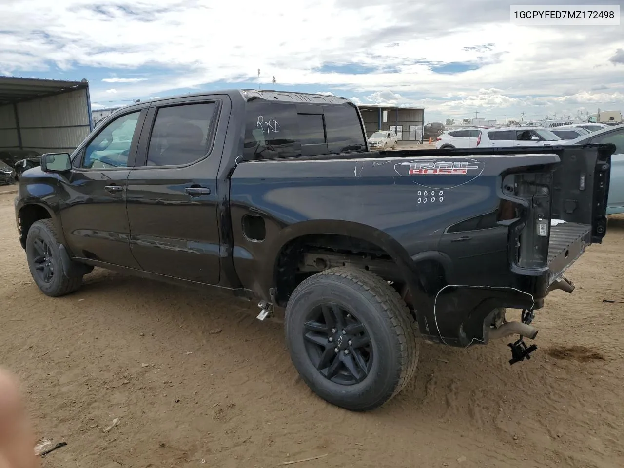 2021 Chevrolet Silverado K1500 Lt Trail Boss VIN: 1GCPYFED7MZ172498 Lot: 66250214