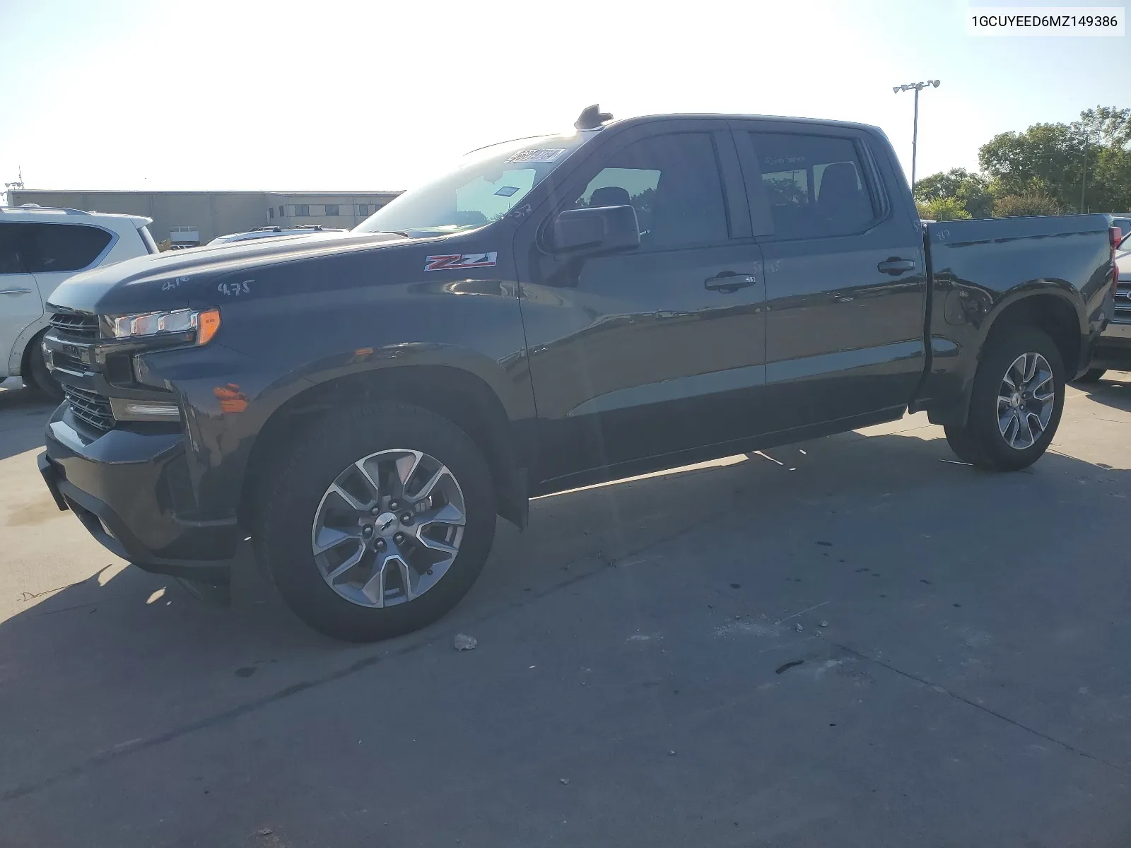 2021 Chevrolet Silverado K1500 Rst VIN: 1GCUYEED6MZ149386 Lot: 66819764