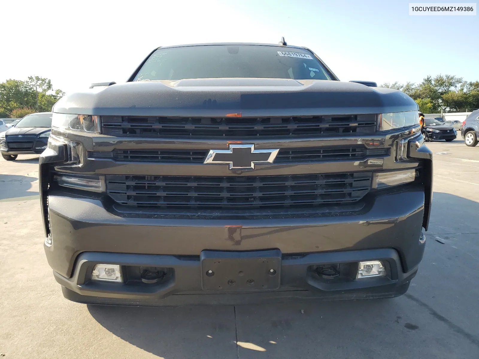 2021 Chevrolet Silverado K1500 Rst VIN: 1GCUYEED6MZ149386 Lot: 66819764