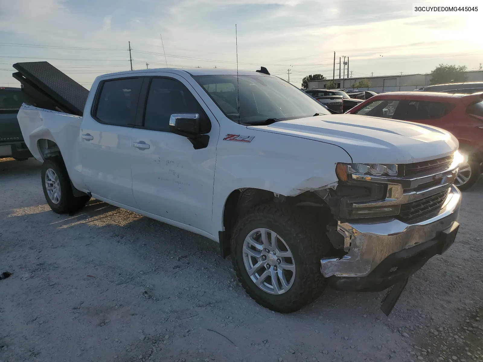 2021 Chevrolet Silverado K1500 Lt VIN: 3GCUYDED0MG445045 Lot: 67953964