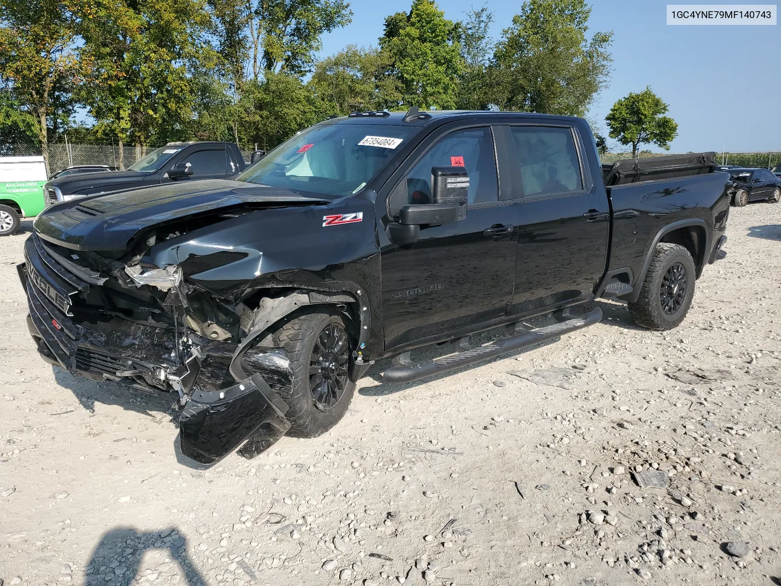 2021 Chevrolet Silverado K2500 Heavy Duty Lt VIN: 1GC4YNE79MF140743 Lot: 67954084