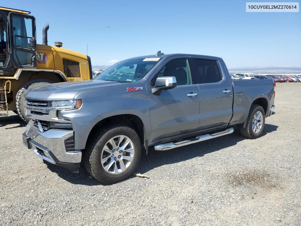 2021 Chevrolet Silverado K1500 Ltz VIN: 1GCUYGEL2MZ270614 Lot: 68134234