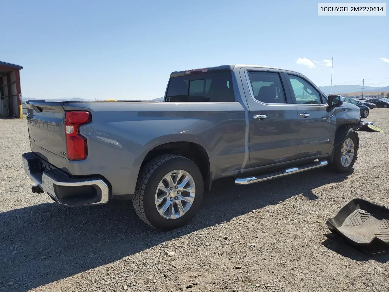 2021 Chevrolet Silverado K1500 Ltz VIN: 1GCUYGEL2MZ270614 Lot: 68134234