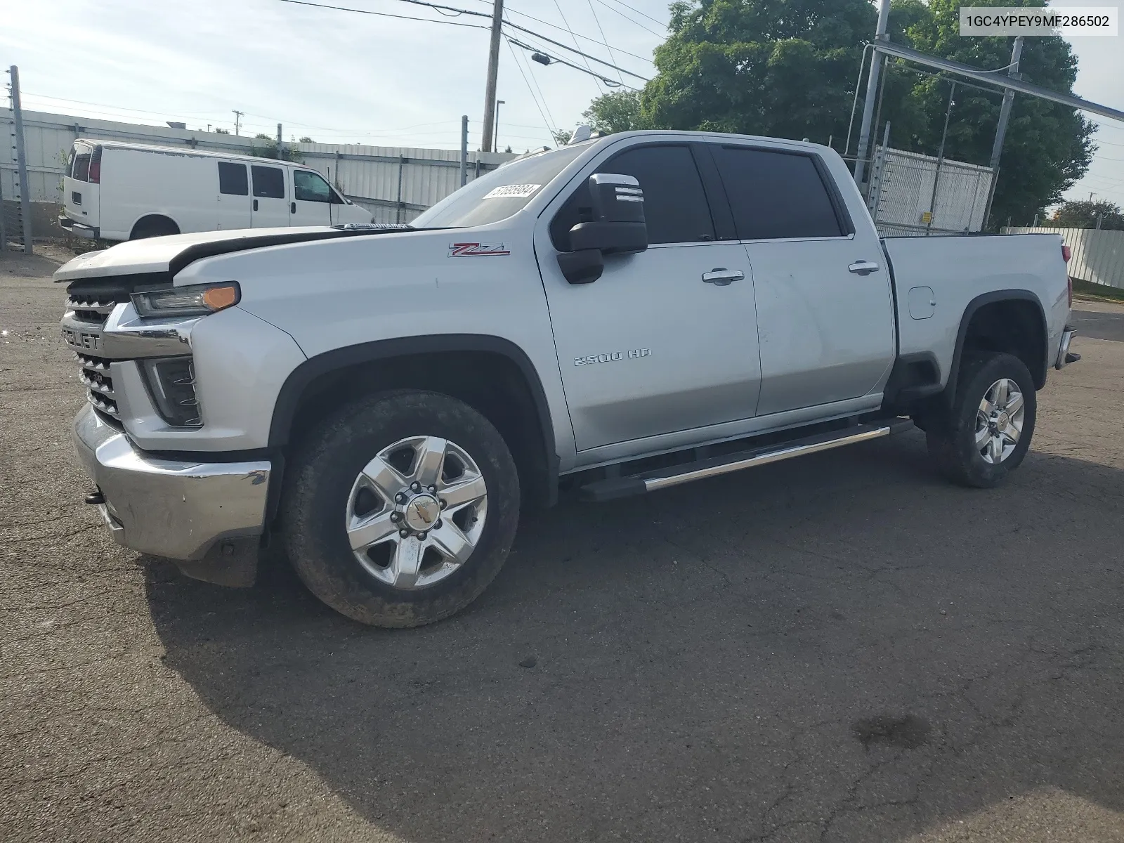 2021 Chevrolet Silverado K2500 Heavy Duty Ltz VIN: 1GC4YPEY9MF286502 Lot: 68140644