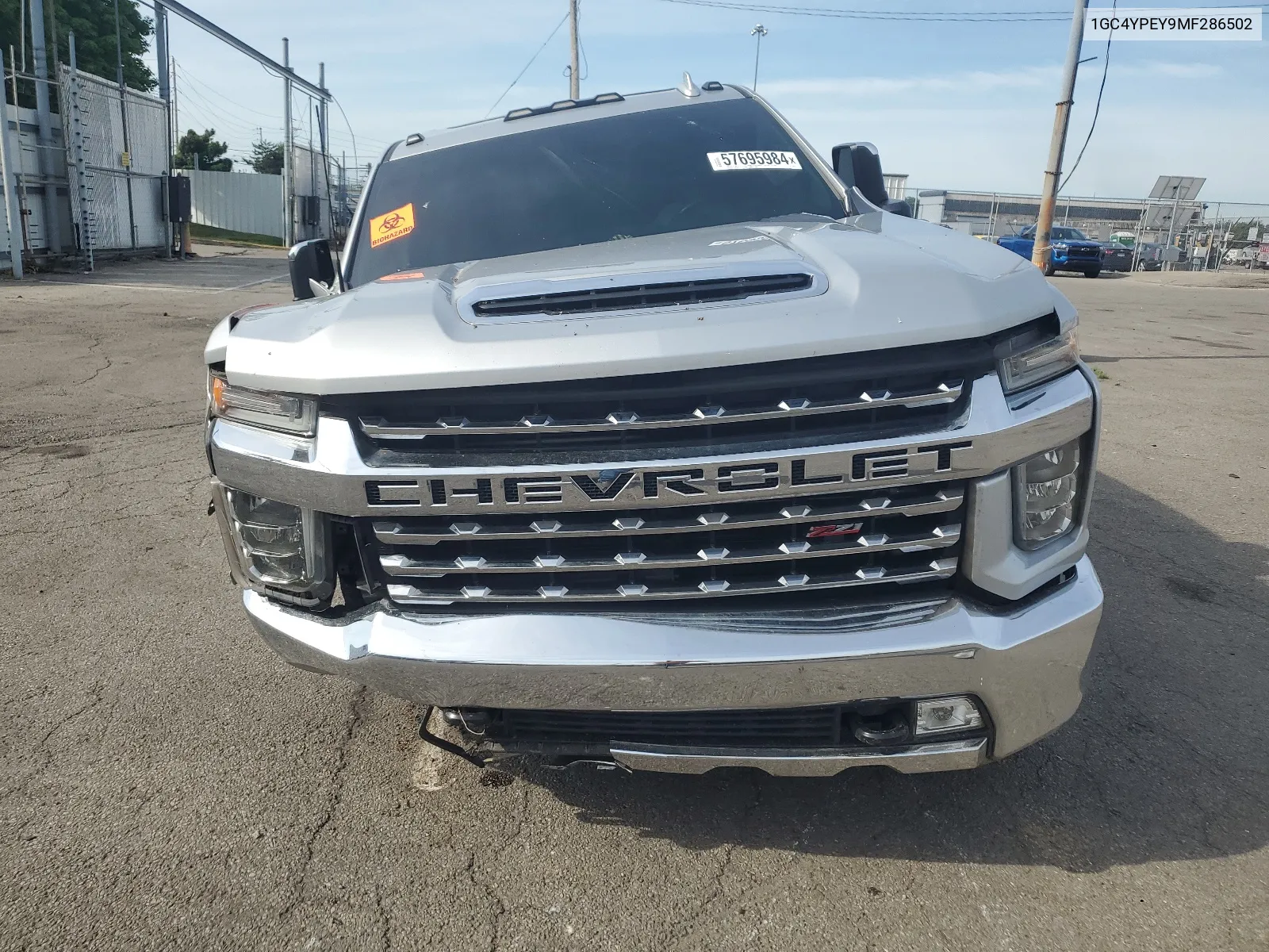 2021 Chevrolet Silverado K2500 Heavy Duty Ltz VIN: 1GC4YPEY9MF286502 Lot: 68140644