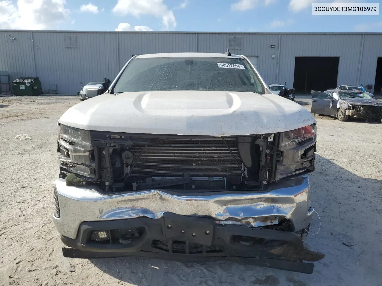 3GCUYDET3MG106979 2021 Chevrolet Silverado K1500 Lt