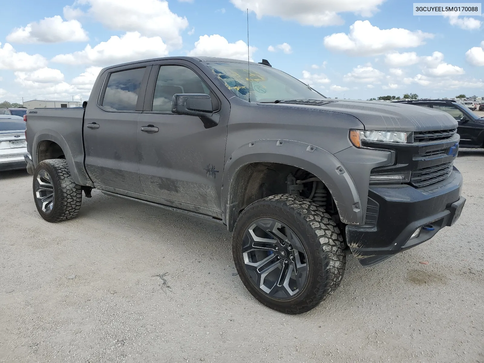 2021 Chevrolet Silverado K1500 Rst VIN: 3GCUYEEL5MG170088 Lot: 68691764