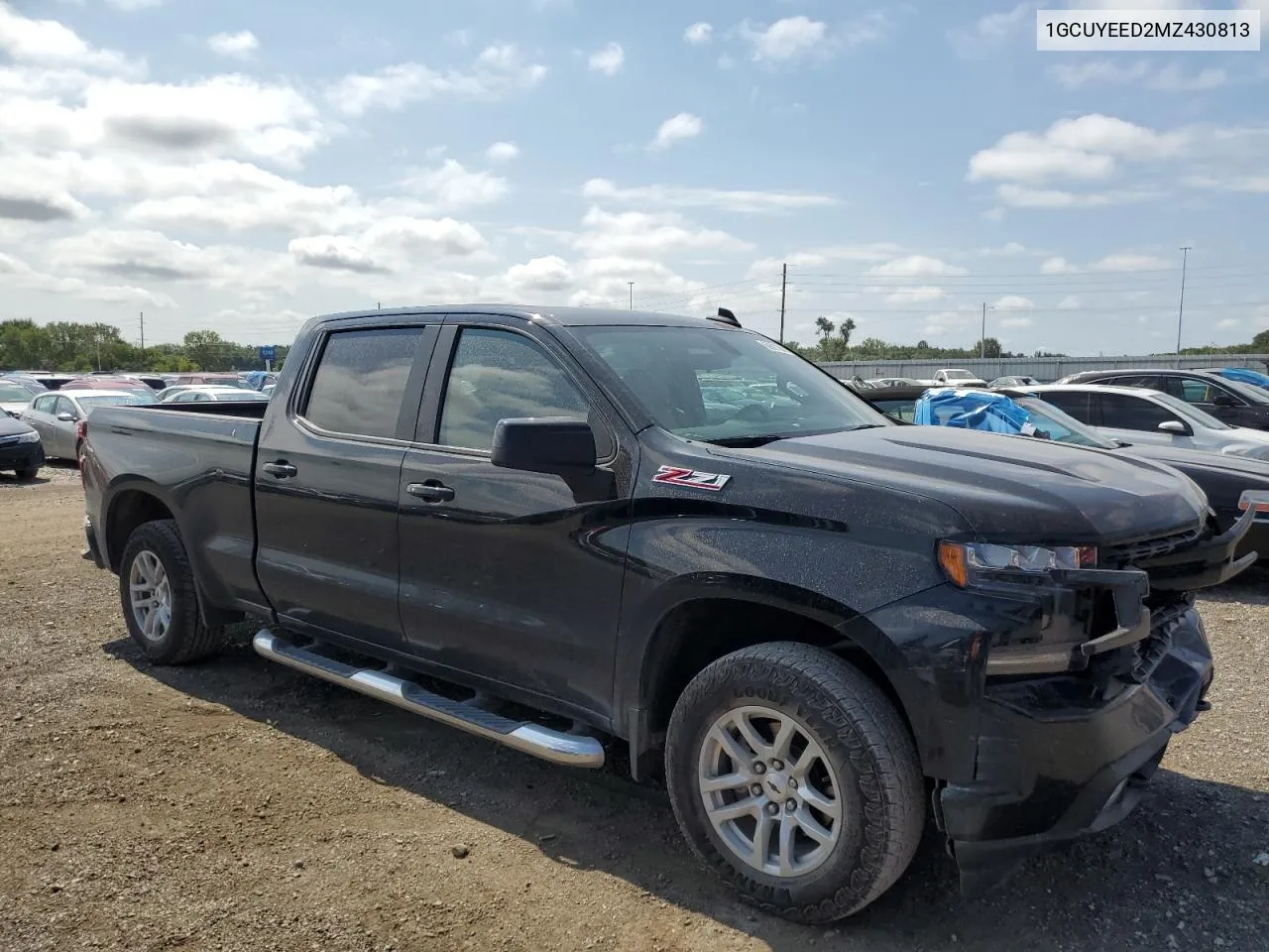 2021 Chevrolet Silverado K1500 Rst VIN: 1GCUYEED2MZ430813 Lot: 68691864