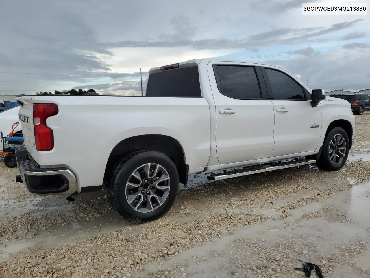 2021 Chevrolet Silverado C1500 Lt VIN: 3GCPWCED3MG213830 Lot: 68728274