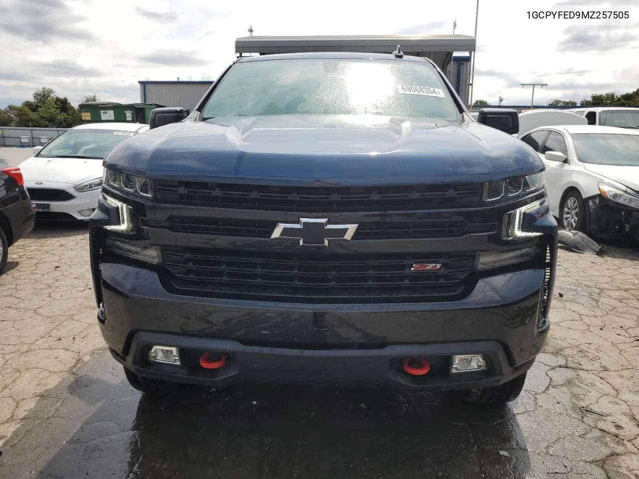 1GCPYFED9MZ257505 2021 Chevrolet Silverado K1500 Lt Trail Boss