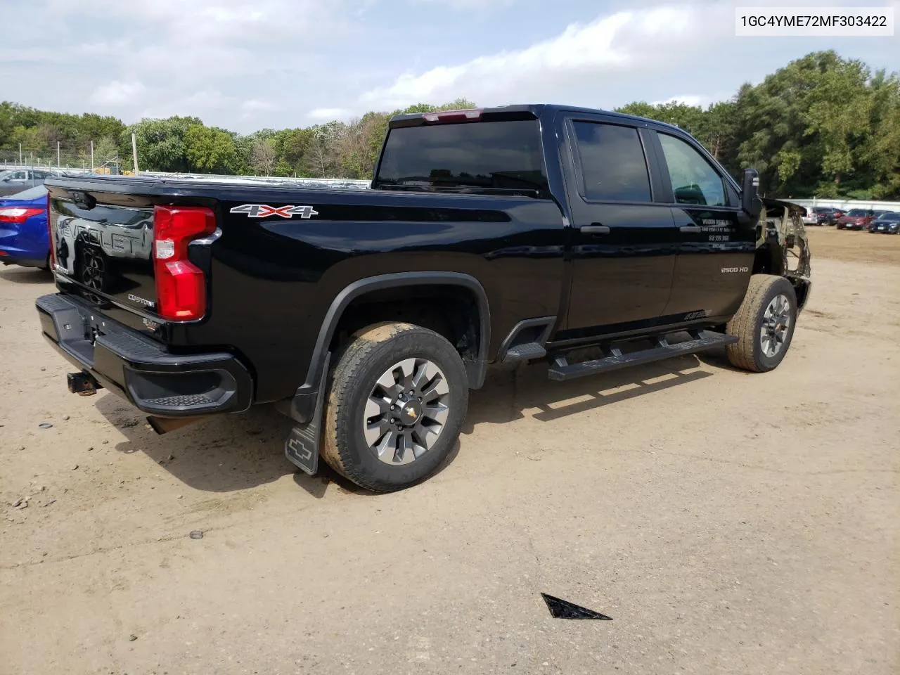 2021 Chevrolet Silverado K2500 Custom VIN: 1GC4YME72MF303422 Lot: 69506114