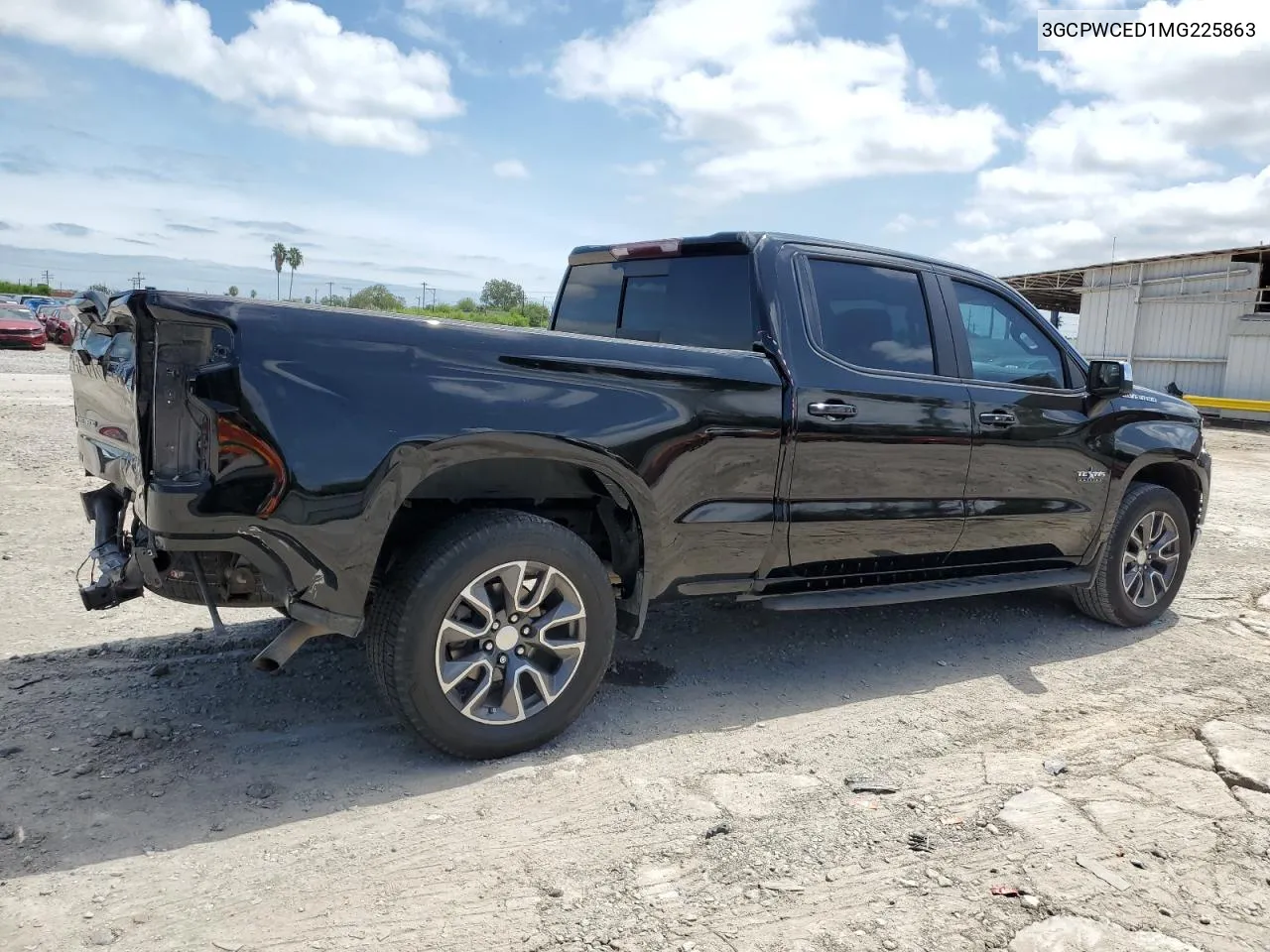 2021 Chevrolet Silverado C1500 Lt VIN: 3GCPWCED1MG225863 Lot: 69590004