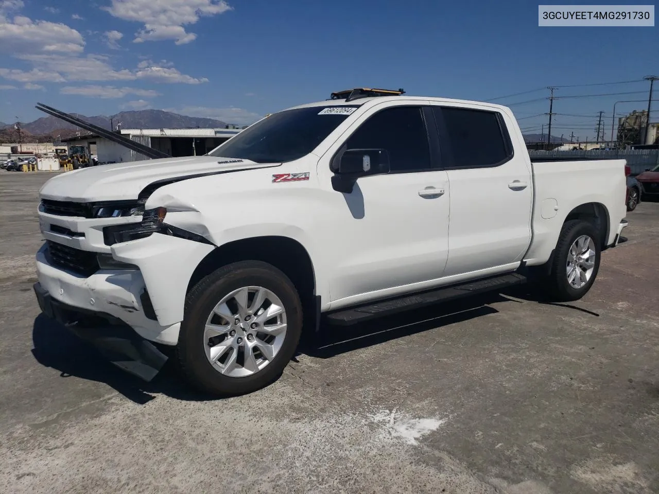 2021 Chevrolet Silverado K1500 Rst VIN: 3GCUYEET4MG291730 Lot: 69612094