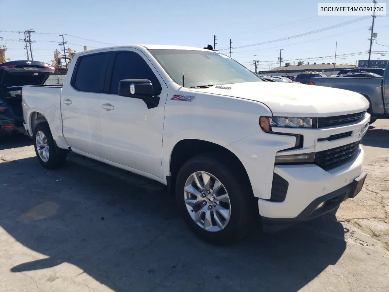 2021 Chevrolet Silverado K1500 Rst VIN: 3GCUYEET4MG291730 Lot: 69612094